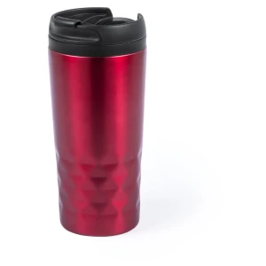 Kubek podróżny V0473-05 (kolor: czerwony)