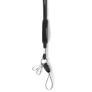 Smycz reklamowa V4099-03 (kolor: czarny)