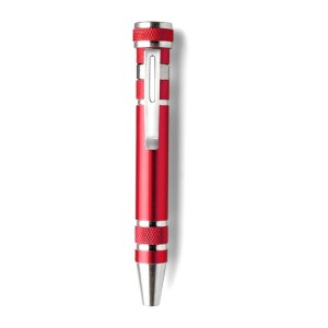 Śrubokręt w kształcie długopisu V5090-05 (kolor: czerwony)